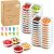 ALFEVA 24 Pcs Reusable Snack Containers with Lids Portion control