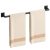 USHOWER Matte Black Towel Bar, 24 Inch Towel Racks for Bathroom Wall Mounted