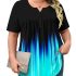 WRRH Womens Summer Plus Size Tops Short Sleeve Blouses Ladies Shirts Loose Flowy