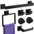 UPRONE Bathroom Hardware Accessories Set: Bath Towel Bar Set