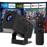 Mini Projector, Portable Projector 4K Support