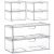 caktraie Acrylic Stackable Storage Drawers Set of 6