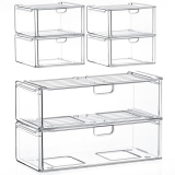 caktraie Acrylic Storage Drawers Set of 6