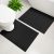 YIHOUSE Black Bathroom Rug Sets 2 Piece