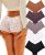ALL OF SHE Sexy Underwear Panties for Women Cheeky V Waist Lace Boyshorts Linger