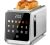 Touch Screen Toaster 2 Slice, Stainless Steel Smart Digital Toasters with Single