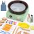Alldeer Mini Pottery Wheel Kit – 6″ Turntable Two-Way Rotation Clay Wheel