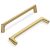 Lardmon 10 Pack Champagne Bronze Modern Cabinet Pulls 6.3 Inch(160mm) Hole Cente