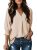 Dokotoo Business Casual Outfits for Women 3/4 Sleeve V Neck Dressy Tops for Wome