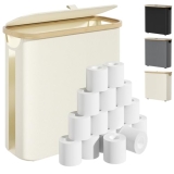 Toilet Paper Storage Basket with Lid and Handle
