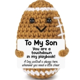BiuNiuring Mini Funny Son Fathers Day Birthday Gifts from Mom Dad