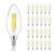 Depuley LED Light Bulbs E12: Candelabra Candle Light Bulb 4W Equivalent 40W Inca