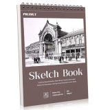 Sketch Book 8.5×11 inch, Spiral Bound Sketch Pad 50 Sheets (68lb/100gsm)