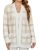 Snuggle Sac Checkered Cardigan Sweaters for Women with Pocket Trendy Casual Long