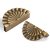 Yagman Brushed Antique Brass Cabinet Pulls 6 Pack 3 Inch Vintage Drawer Handles