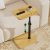 promitop Adjustable Bamboo End Table for Couch