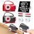 Wraprocut (2-Pack) Wrapping Paper Cutter & Tape Dispenser Dual Use with 4 Tapes，
