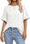 GKBK Womens Oversized T Shirts Crew Neck Short Sleeve Tops Spring Summer Busines