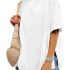 WEESO Womens T Shirts Plus Size Short Sleeve Rolled Tie Dye Basic Tees Crew Neck