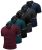 GEEK LIGHTING 5 Pack Men Polo Shirts with Pocket Multipack Golf Shirt for Men Mo