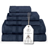 Premium Staple Cotton Bathroom Towel Set