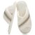 GOEWY House Slippers for Women Fuzzy Womens Slippers Indoor Outdoor Open Toe Wit