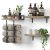 QHMCHLDZ Towel Racks for Bathroom-Wall Mounted Floating Shelves for Wall Bathroo