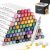 WELLOKB Alcohol Markers Set, 80 colors Alcohol Based Dual Tip