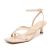 Athlefit Women’s Strappy Kitten Heels Square Toe Nude Flip Flops Heels Ankle Str