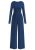 PRETTYGARDEN One Piece Jumpsuits for Women Dressy Casual Long Sleeve Crewneck Wi