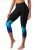 ATTRACO Womens Swim Capris Long Swim Legging High Waisted Printed Swimwear Cocon