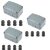 Outdoor Junction Box, Nineleaf IP66 3 Set Weatherproof Electrical Boxes with 20m