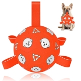 WYNTRIUM Dog Soccer Ball with Straps – Durable Jolly Ball for Dogs
