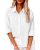 AKEFUN Womens Summer Linen Shirts Casual Button Down 2026 Long Sleeve Cotton Top