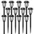 DERAYSION 12 Pack Solar Lights Outdoor, Waterproof LED Solar Pathway Lights