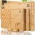 Piklohas Large Bamboo Cutting Boards Set of 4 for Kitchen