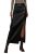PRETTYGARDEN Women’s Faux Leather Long Pencil Skirt,Black,M