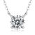 Ve Celestelle Moissanite Necklace for Women 1-2CT D Color VVS1 Clarity Lab-Creat