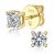 MomentWish Gold Moissanite Earrings for Women