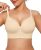 Popilush Womens Wireless Bras Comfortable Push Up No Underwire Bralettes Full Su