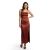 David’s Bridal Lace-Up Spaghetti Strap Sheath Dress, Women’s Size 12, Cinnamon