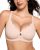 ProKloud Wireless Bras for Women Wave Push Up No Underwire Bralettes Seamless Fu