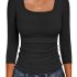 ANRABESS Womens Short Sleeve Lace Top