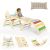 doowroodni Pikler Triangle Set 7in1 Toddler Climbing Toys Indoor Foldable Baby C