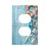 Tropical Plant Green Palm 2 Gang Double Rocker/Decora Light Switch Cover Decorat