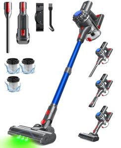 SVHT Cordless Vacuum Cleaner, 450W 40KPA Vacuum Cleaners for Home