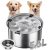 VDTEB Dog Water Bowl 1.5Gal/5.6L Stainless Steel No Spill Water Bowl for Dogs Sp