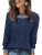 WIHOLL Long Sleeve Shirts for Women Trendy Business Casual Outfits Plus Size Wom