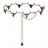 Montana West Rustic Couture’s Large Turquoise Western Concho Belts for Women Cow