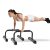 Push Up Bars: Sweat-resistant Parallettes Bar for Handstands L-sit & Dip